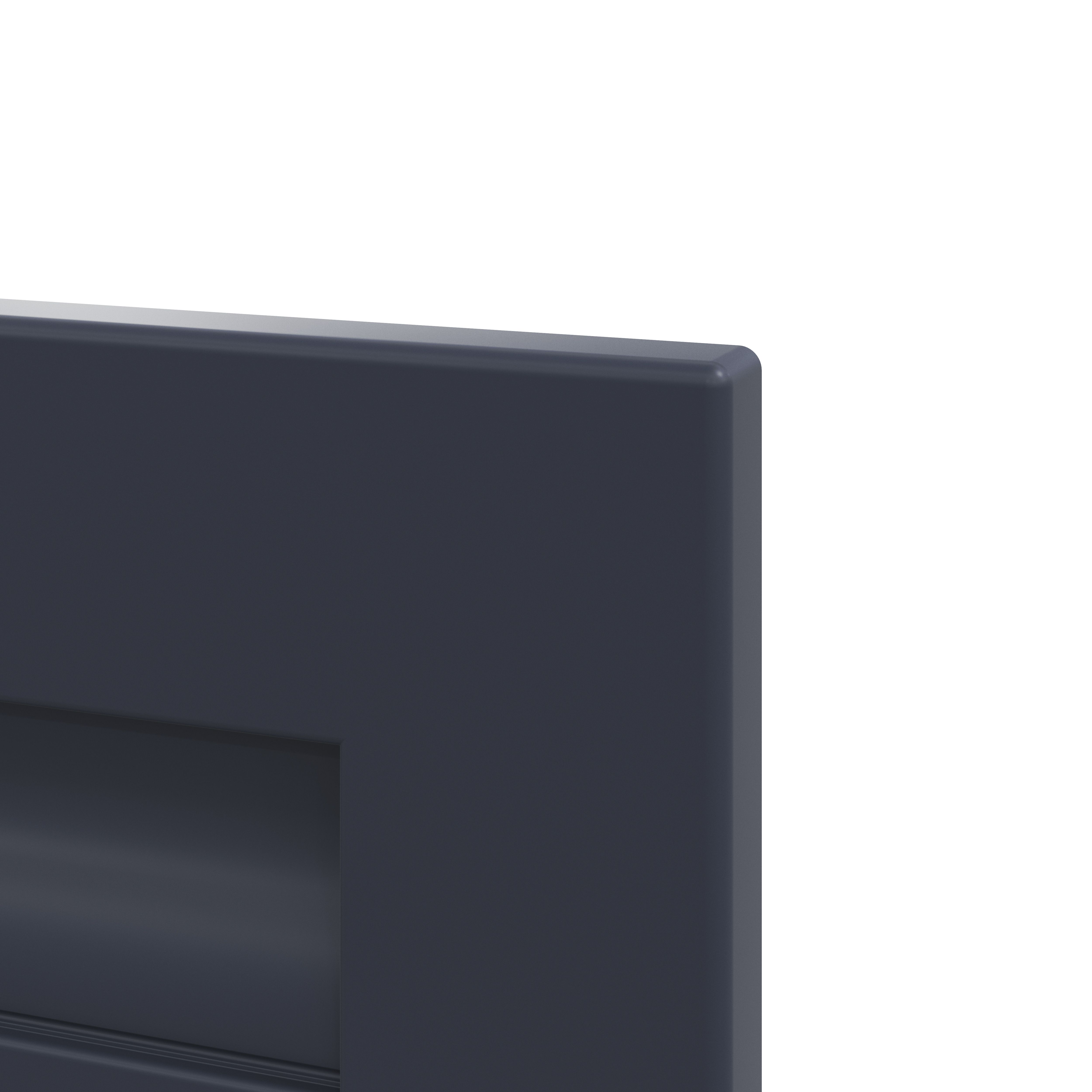 GoodHome Garcinia Matt navy blue shaker Drawerline door & drawer front, (W)300mm (H)715mm (T)20mm
