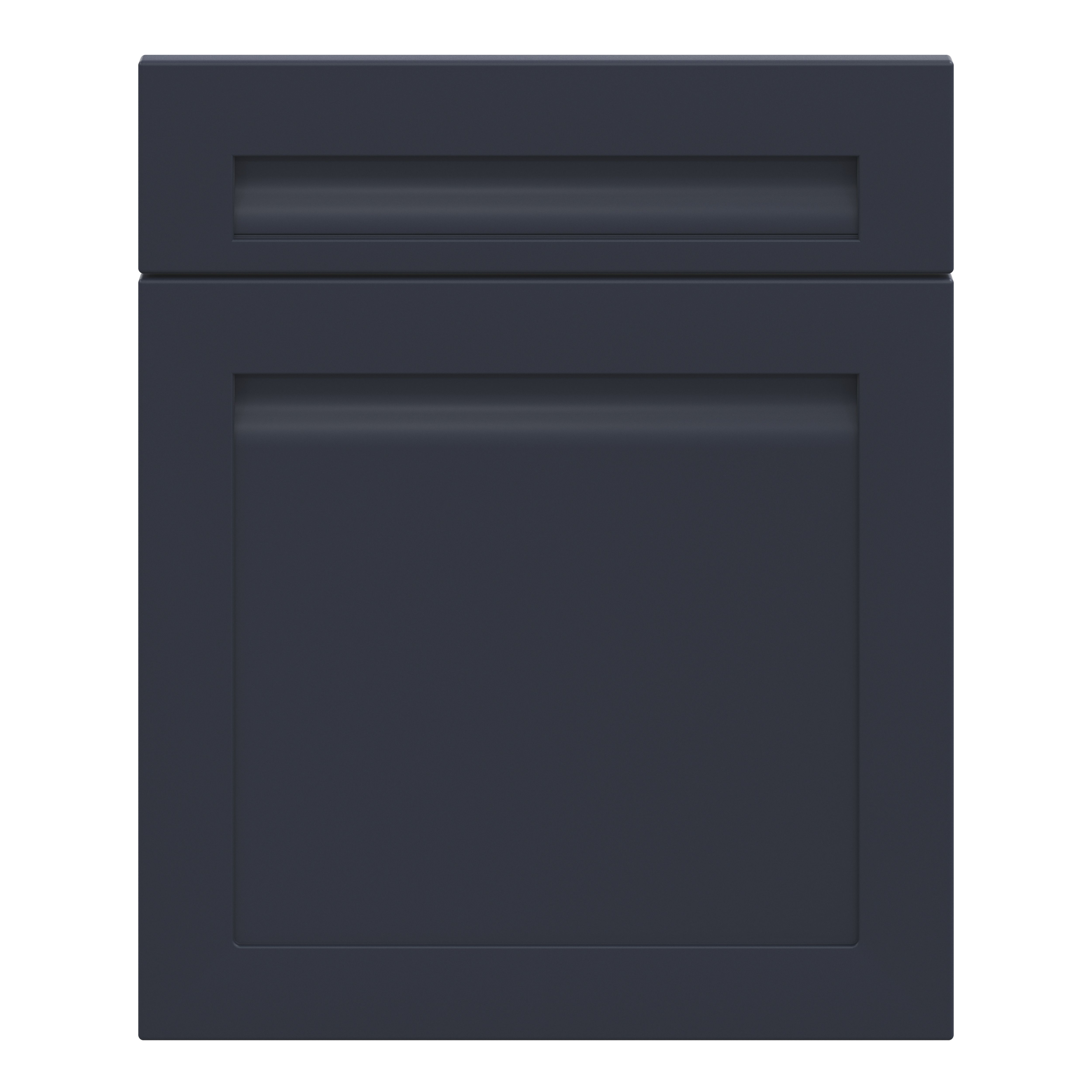 GoodHome Garcinia Matt navy blue shaker Drawerline door & drawer front, (W)600mm (H)715mm (T)20mm