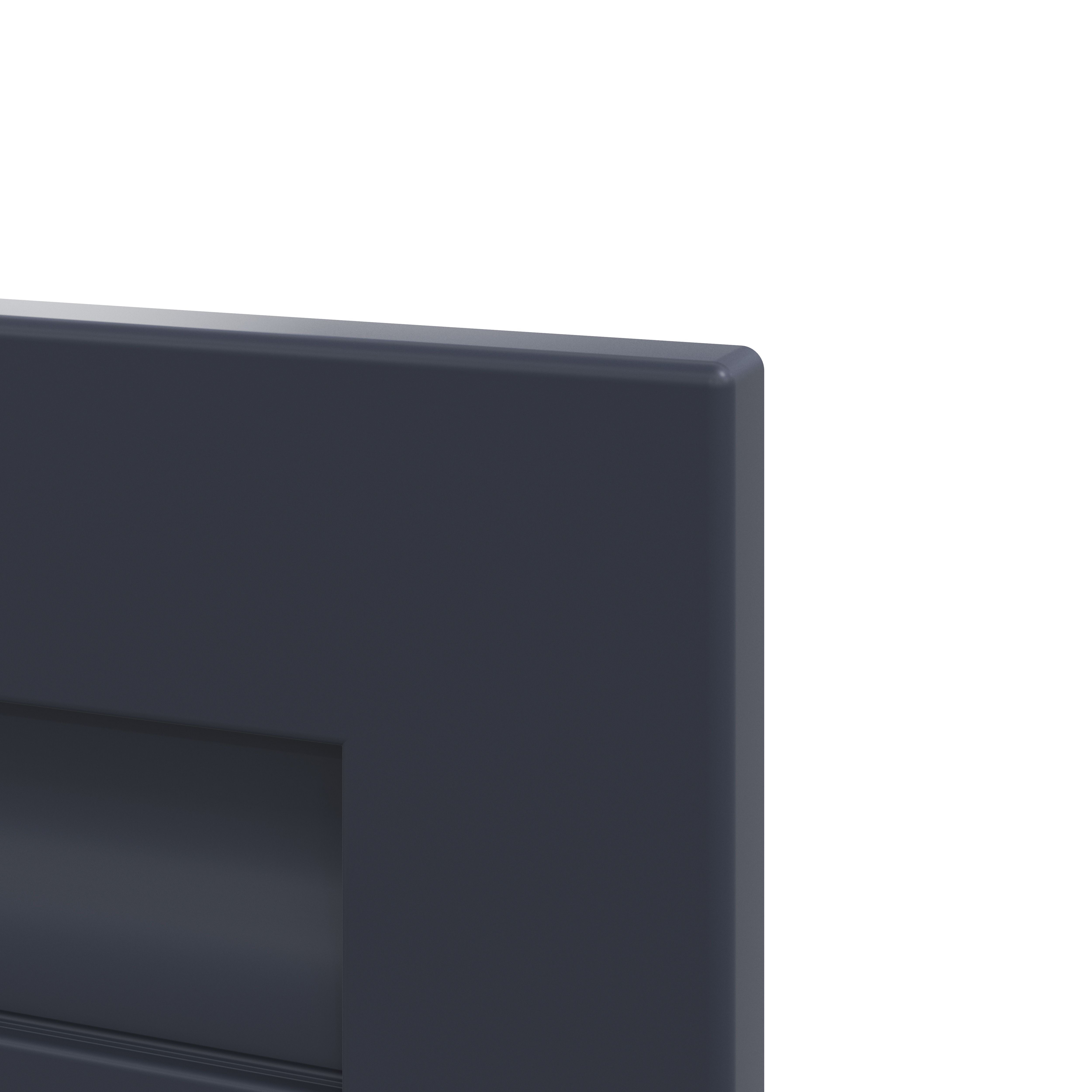 GoodHome Garcinia Matt navy blue shaker Drawerline door & drawer front, (W)600mm (H)715mm (T)20mm