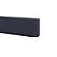 GoodHome Garcinia Matt Navy blue shaker Standard Appliance Front edge panel (H)58mm (W)597mm