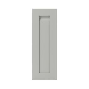 GoodHome Garcinia Matt stone integrated handle shaker Highline Cabinet door (W)250mm (H)715mm (T)20mm