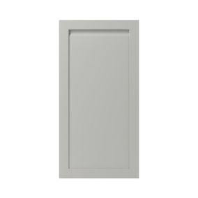 GoodHome Garcinia Matt stone integrated handle shaker Larder/Fridge Cabinet door (W)600mm (H)1181mm (T)20mm