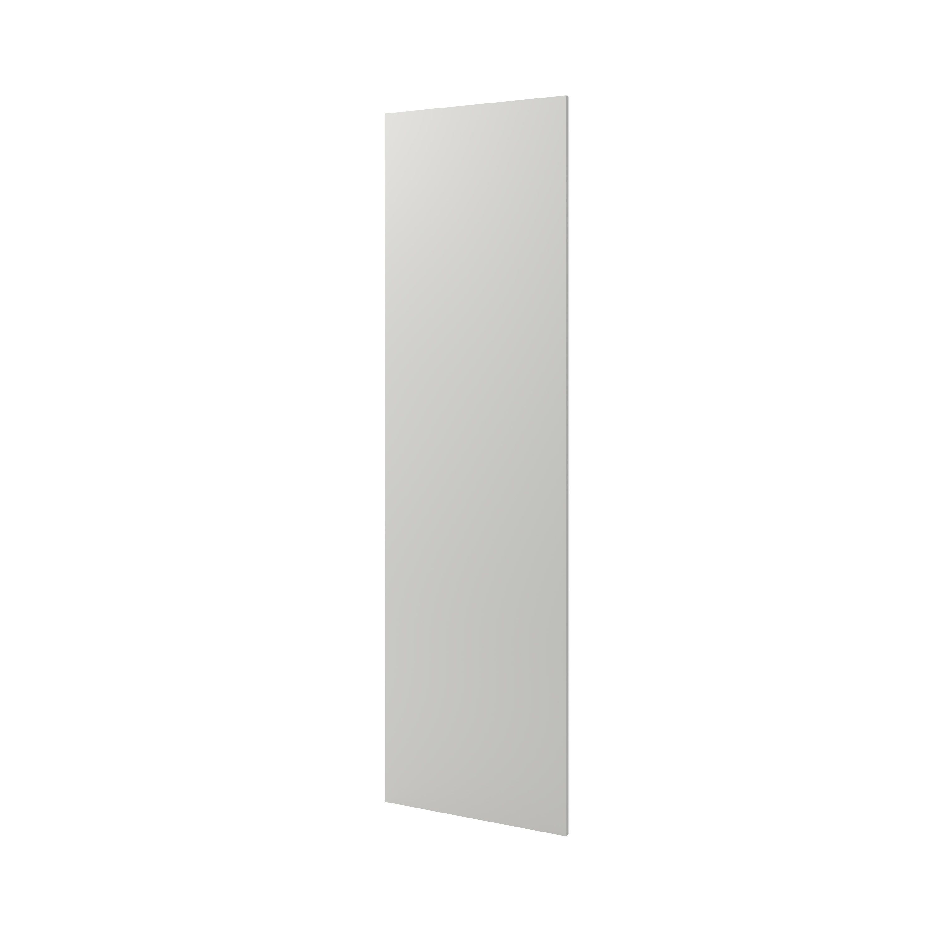 GoodHome Garcinia Matt stone integrated handle shaker Standard End panel (H)2010mm (W)570mm, Pair