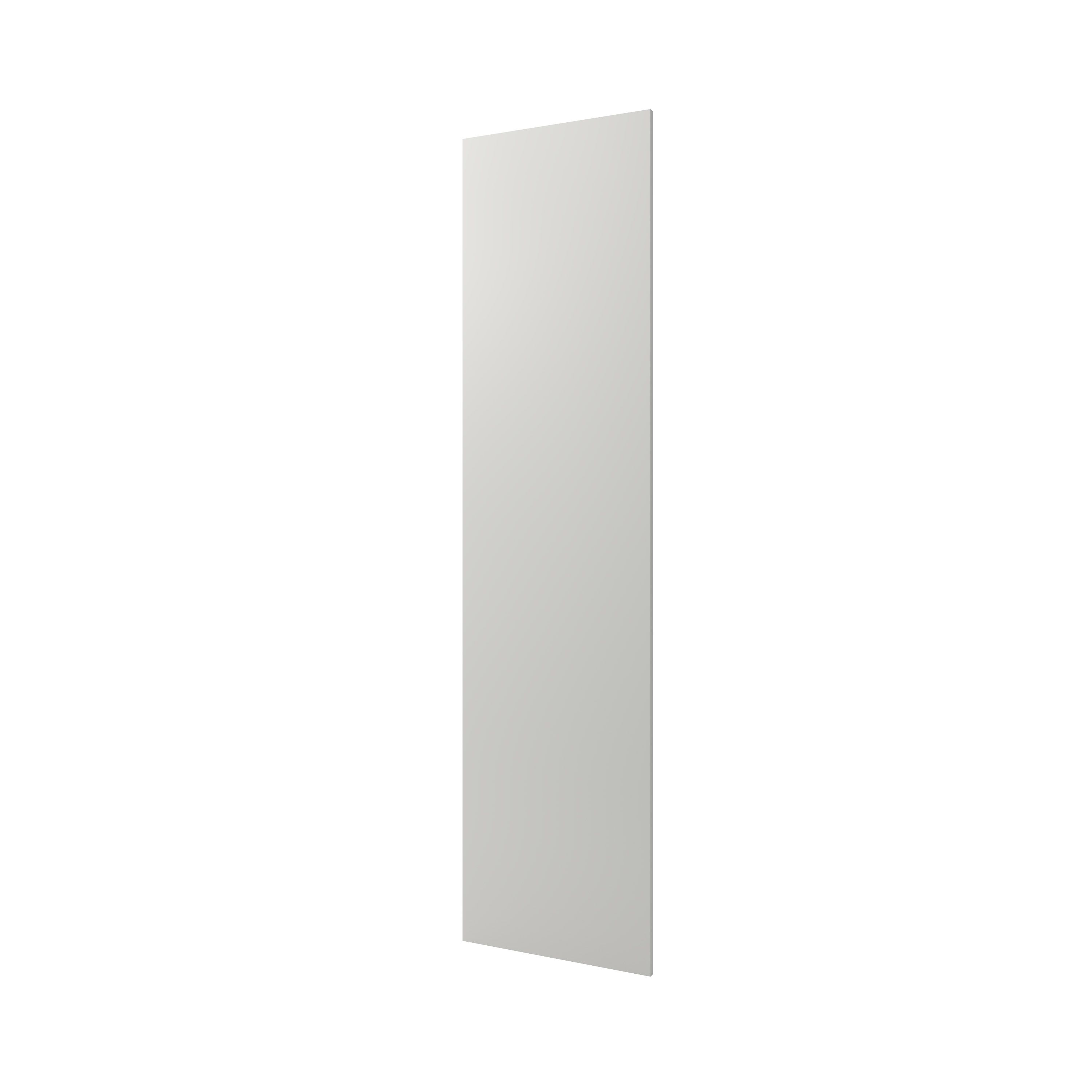 GoodHome Garcinia Matt stone integrated handle shaker Standard End panel (H)2400mm (W)610mm