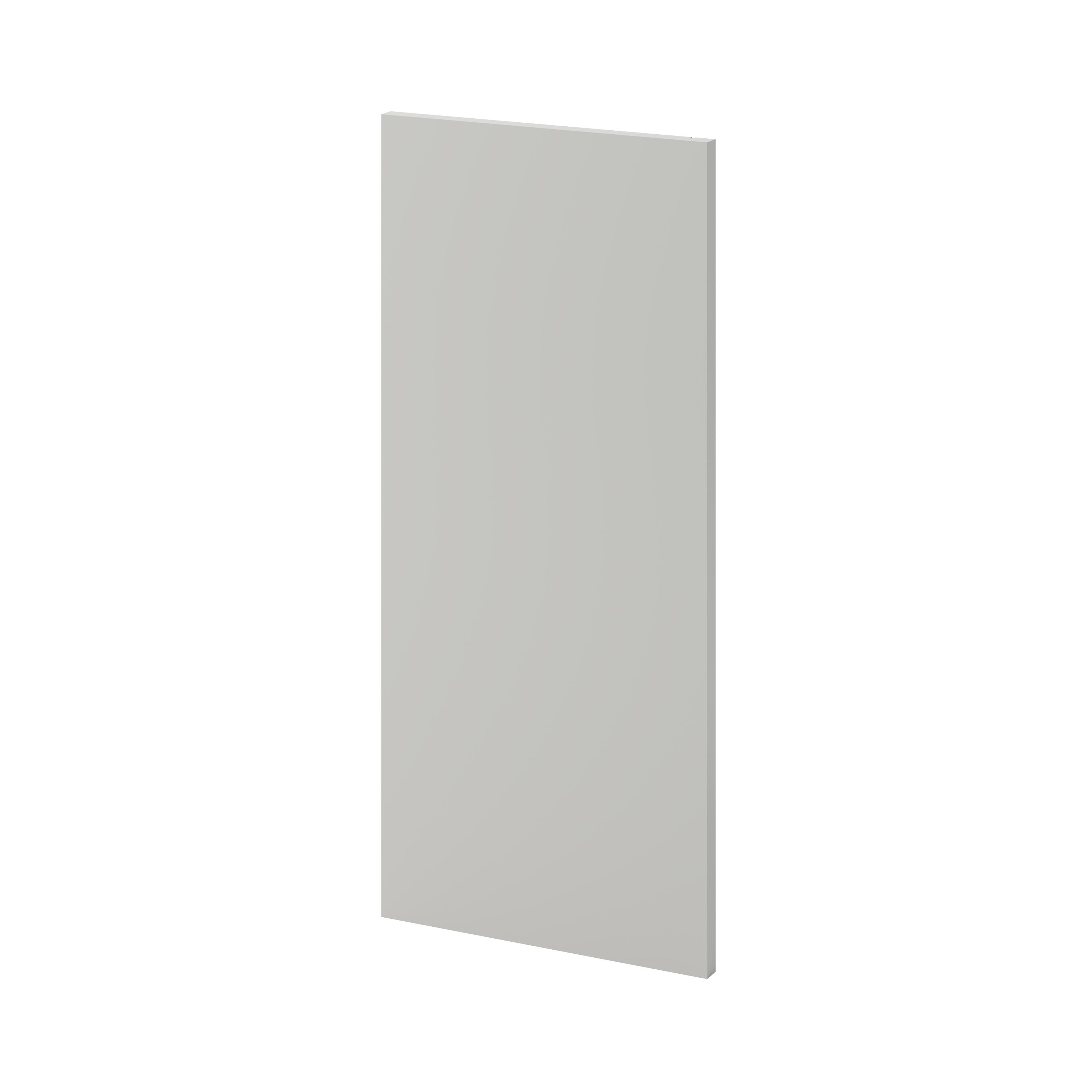GoodHome Garcinia Matt stone integrated handle shaker Standard End panel (H)720mm (W)320mm