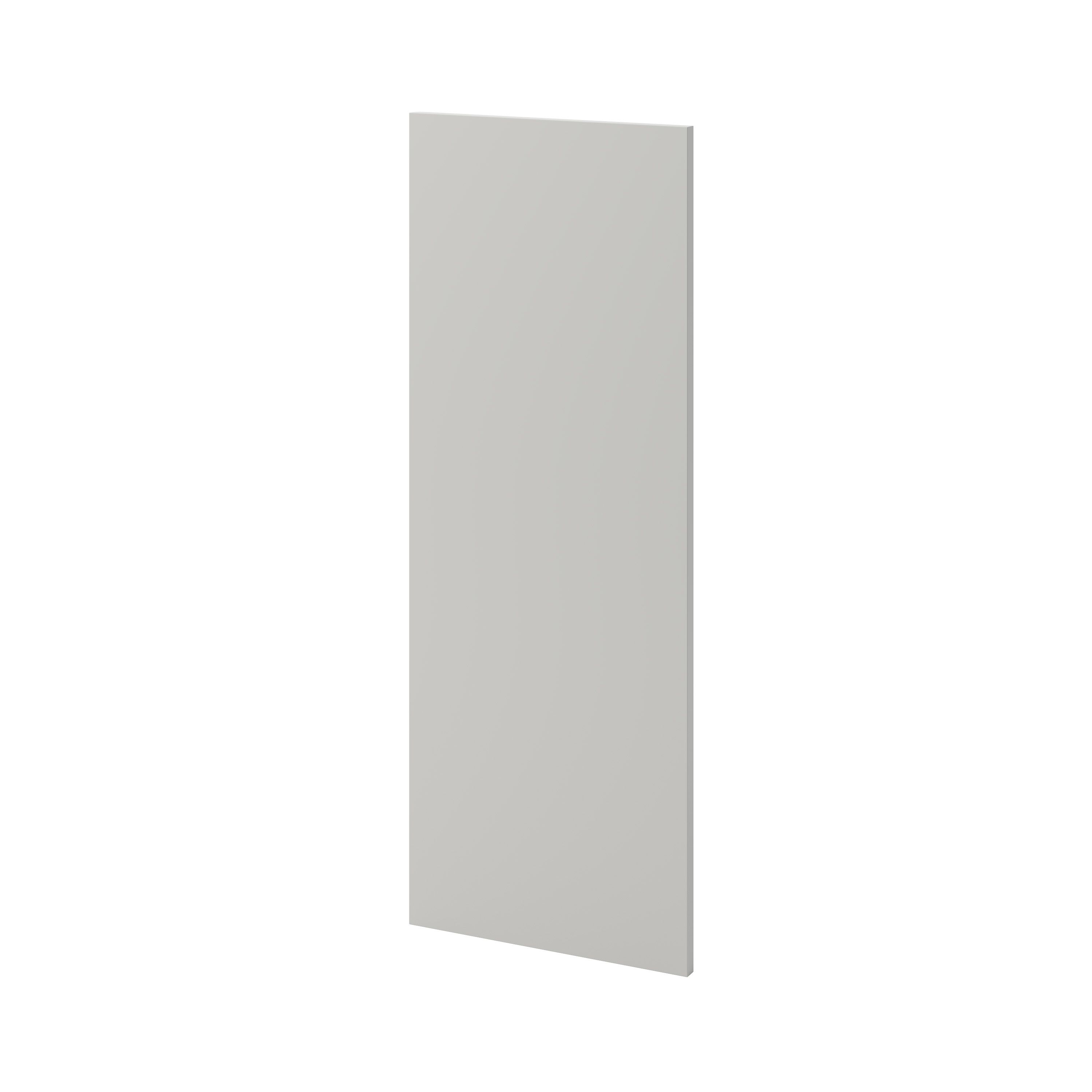 GoodHome Garcinia Matt stone integrated handle shaker Standard End panel (H)960mm (W)360mm