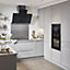 GoodHome Garcinia Matt stone integrated handle shaker Tall appliance Cabinet door (W)600mm (H)806mm (T)20mm