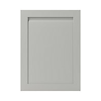 GoodHome Garcinia Matt stone integrated handle shaker Tall appliance Cabinet door (W)600mm (H)806mm (T)20mm