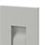 GoodHome Garcinia Matt stone integrated handle shaker Tall wall Cabinet door (W)150mm (H)895mm (T)20mm