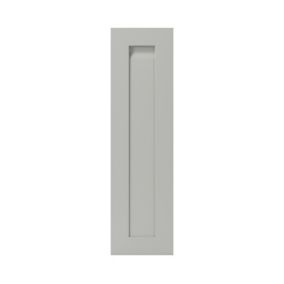 GoodHome Garcinia Matt stone integrated handle shaker Tall wall Cabinet door (W)250mm (H)895mm (T)20mm