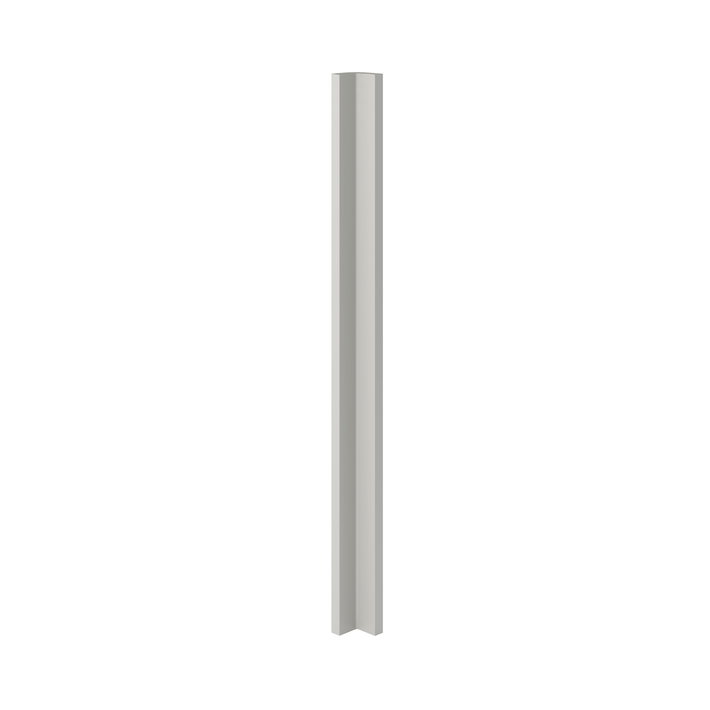 GoodHome Garcinia Matt stone integrated handle shaker Tall Wall corner post, (W)59mm (H)895mm