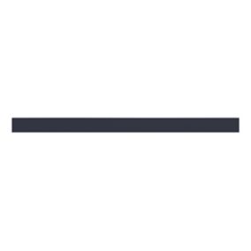 GoodHome Garcinia Navy blue Square edge Matt Navy blue Plinth, (L)2400mm