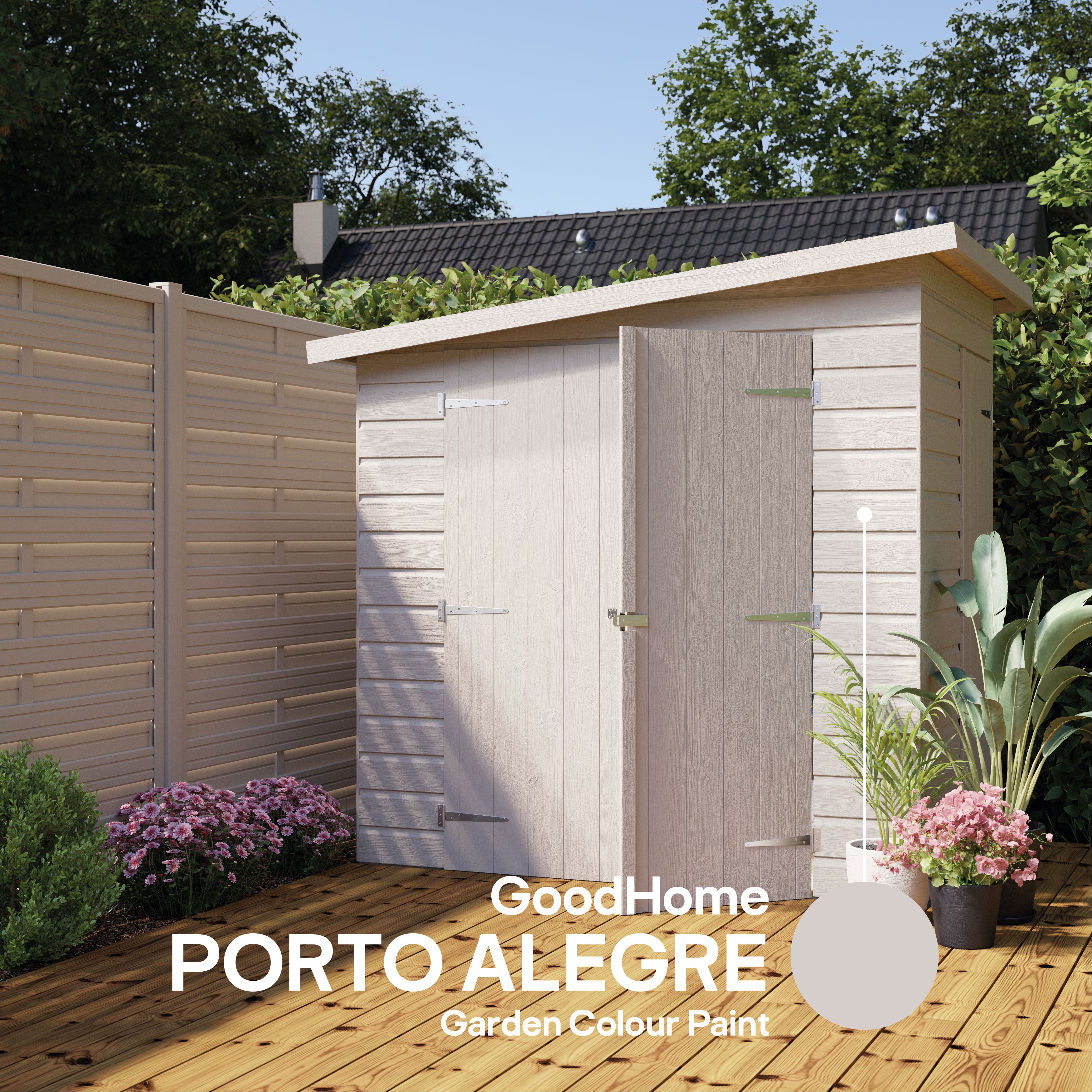 GoodHome Garden Colours Porto Alegre Matt Multi-surface paint, 750ml