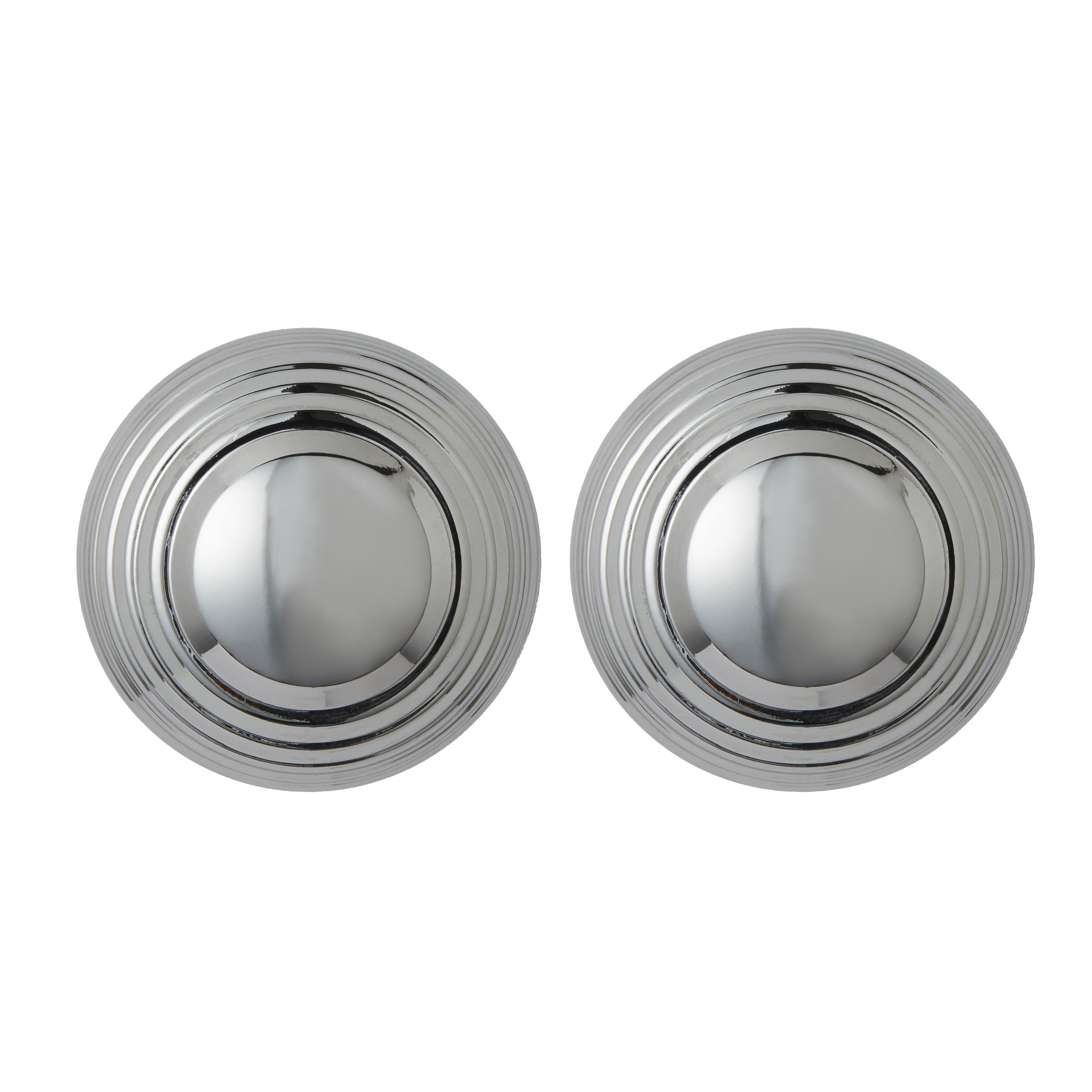 GoodHome Garni Chrome effect Kitchen cabinets Handle (L)3.2cm
