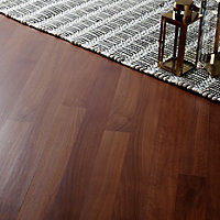 GoodHome Geraldton Walnut effect Laminate Flooring, 2.467m²