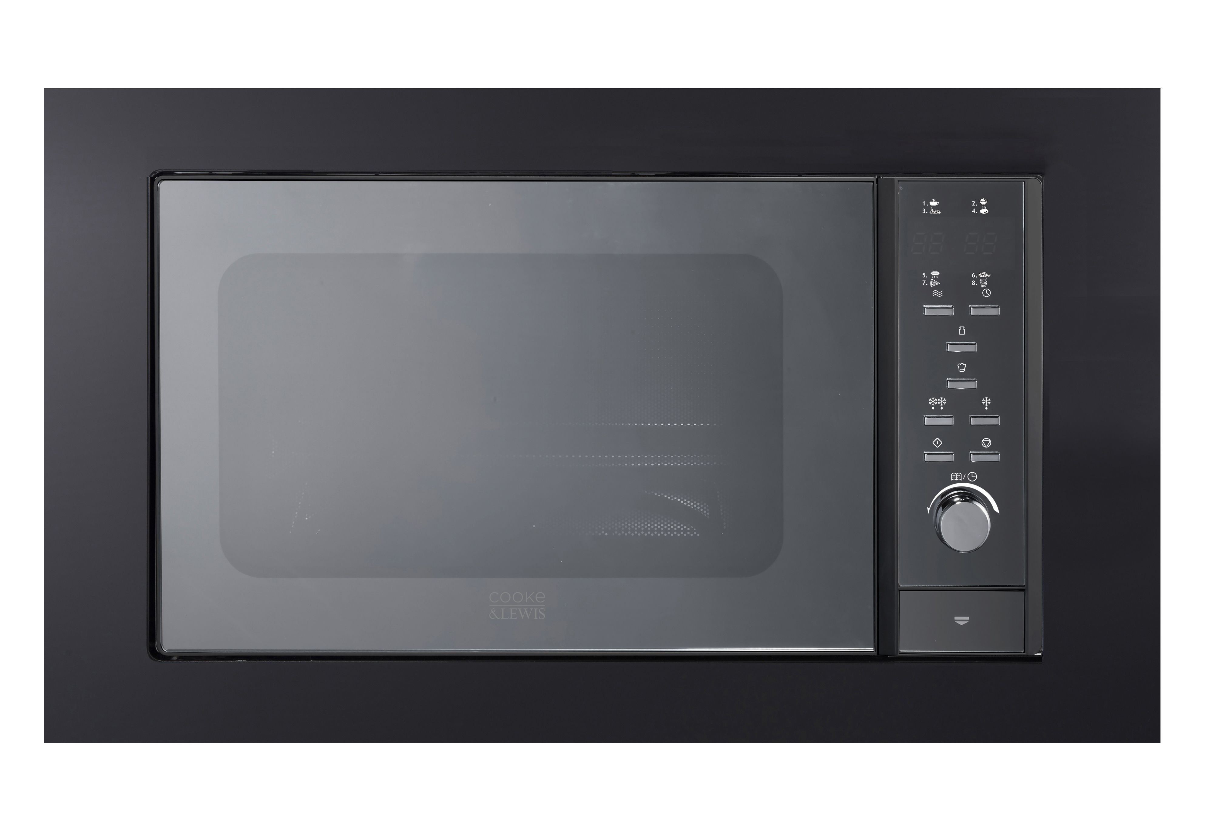 Built in on sale flatbed microwave