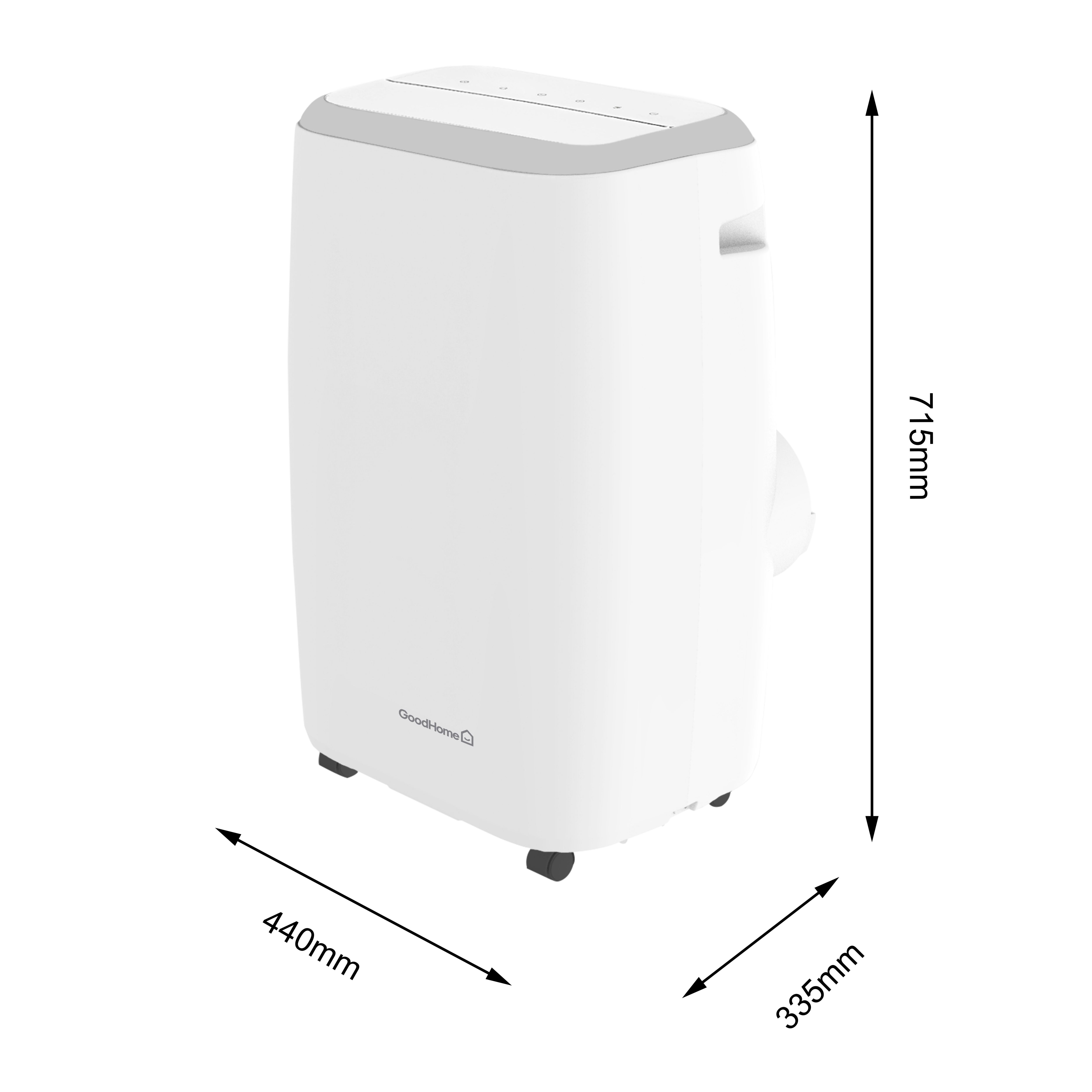 GoodHome GHLAC12-RMK 12000BTU Freestanding Smart Air conditioner