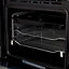GoodHome GHMF71 Built-in Single Multifunction Oven - Brushed black stainless steel effect
