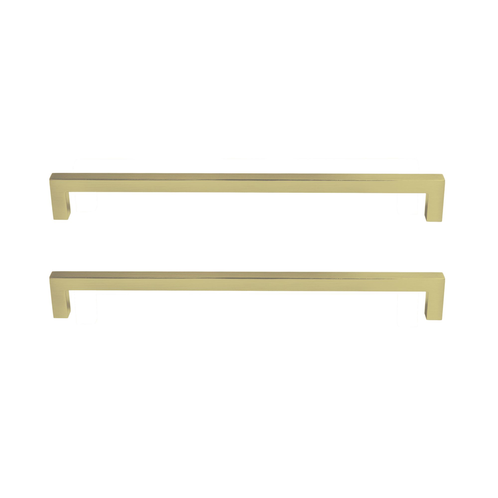 GoodHome Golpar Brass effect Kitchen cabinets Handle (L)23.3cm