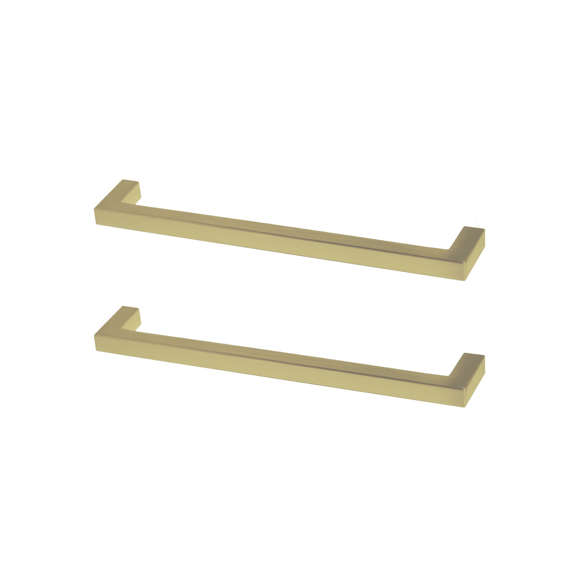 GoodHome Golpar Brass effect Kitchen cabinets Pull handle (L)16.9cm