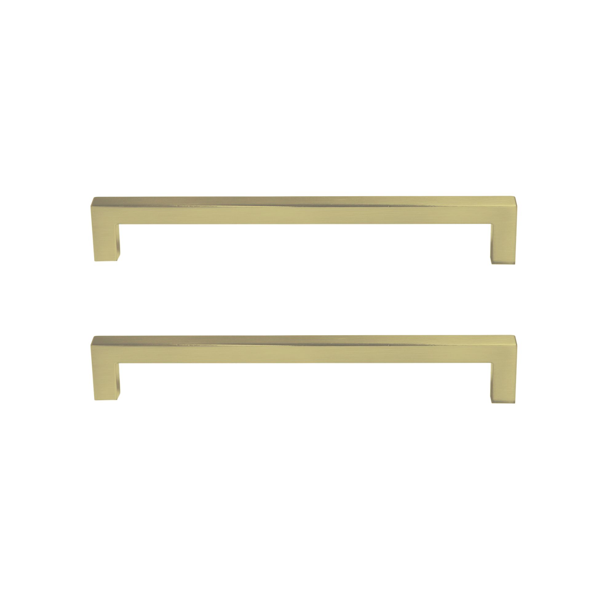 GoodHome Golpar Brass effect Kitchen cabinets Pull handle (L)16.9cm