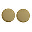 GoodHome Gomasio Brass effect Gold Kitchen cabinets Handle (L)26mm