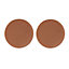 GoodHome Gomasio Copper effect Copper Kitchen cabinets Handle (L)26mm