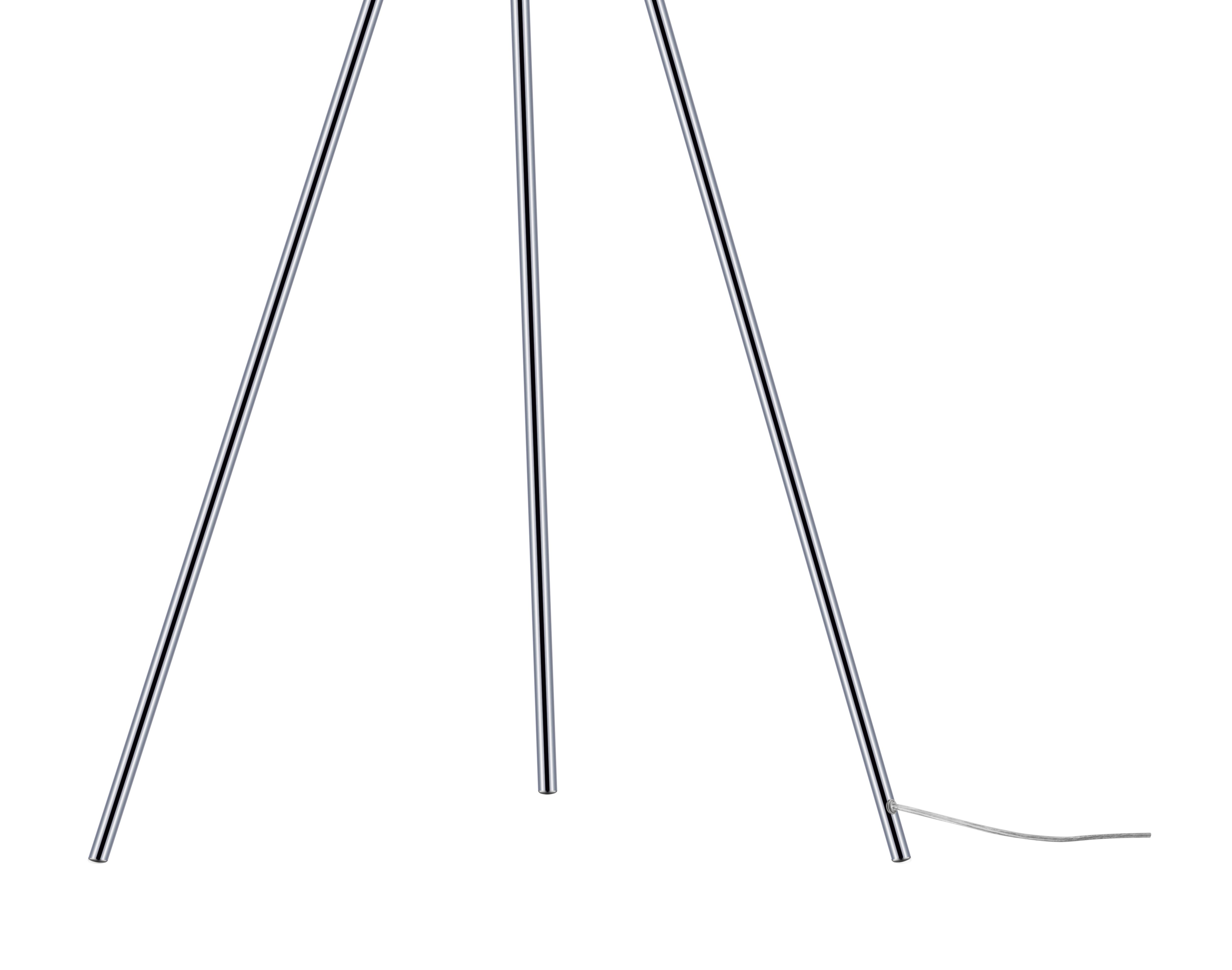 GoodHome Gooban Chrome effect Floor & table lamp
