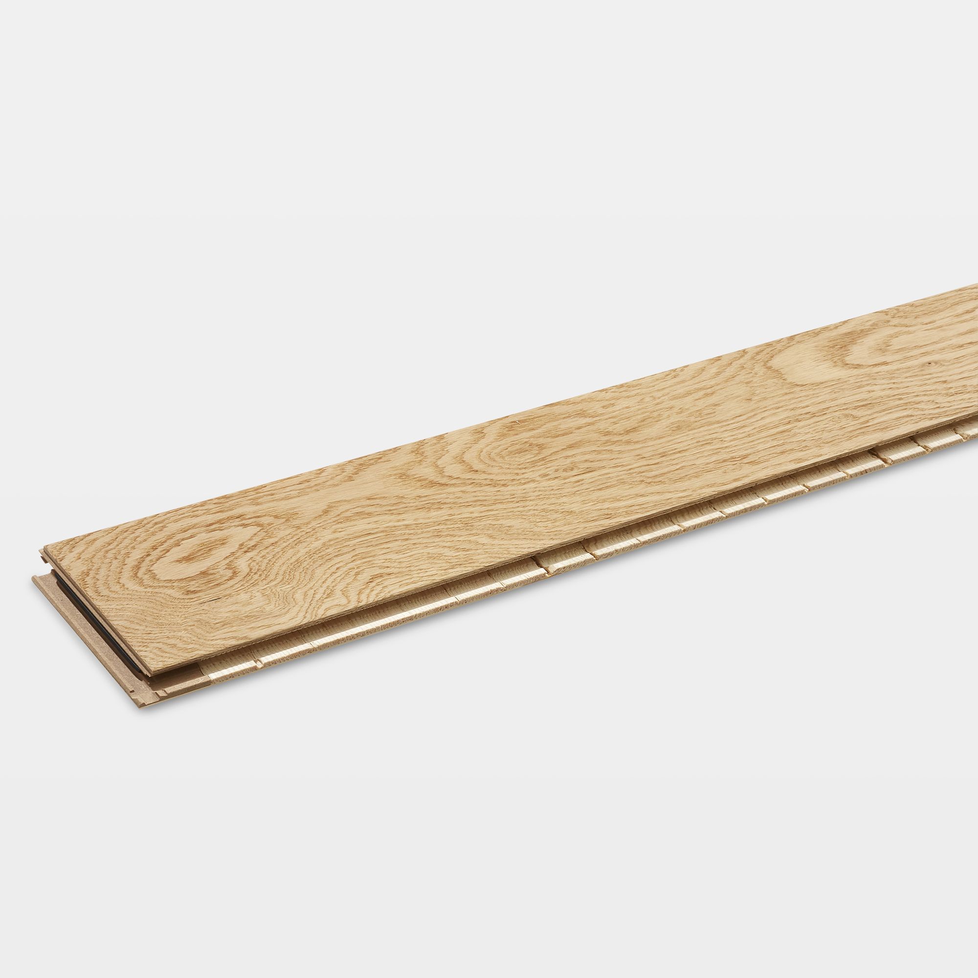 GoodHome Gosford Natural wood effect Wood Engineered Real wood top layer flooring, 0.99m²
