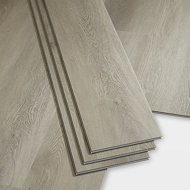 Goodhome Gospel Grey Wood Effect Luxury, Vinyl Flooring Wood Effect Grey