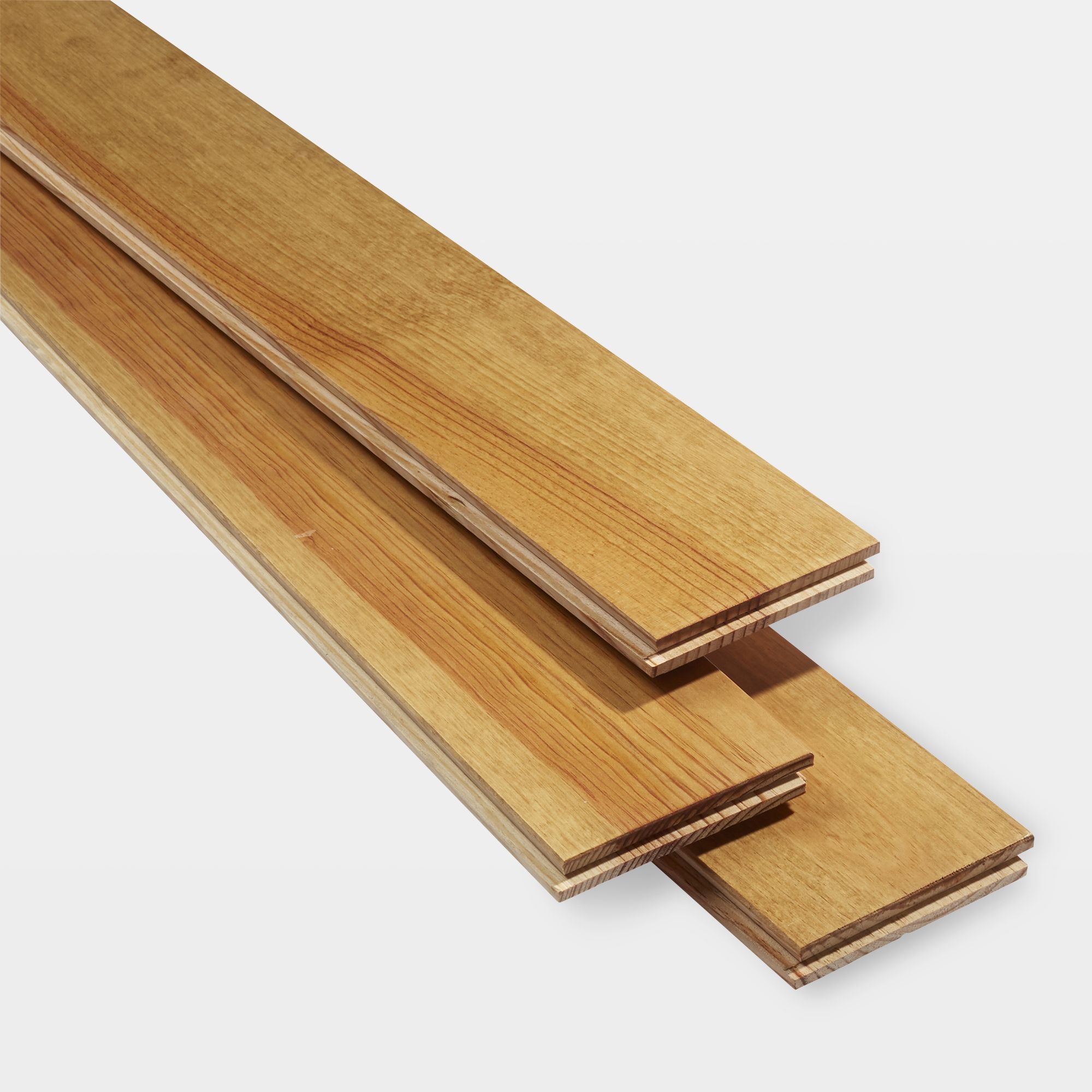 GoodHome Granna Natural Pine Solid wood flooring, 0.96m² Pack of 4