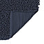 GoodHome Graphene Midnight blue Polyester Anti-slip Bath mat (L)800mm (W)500mm