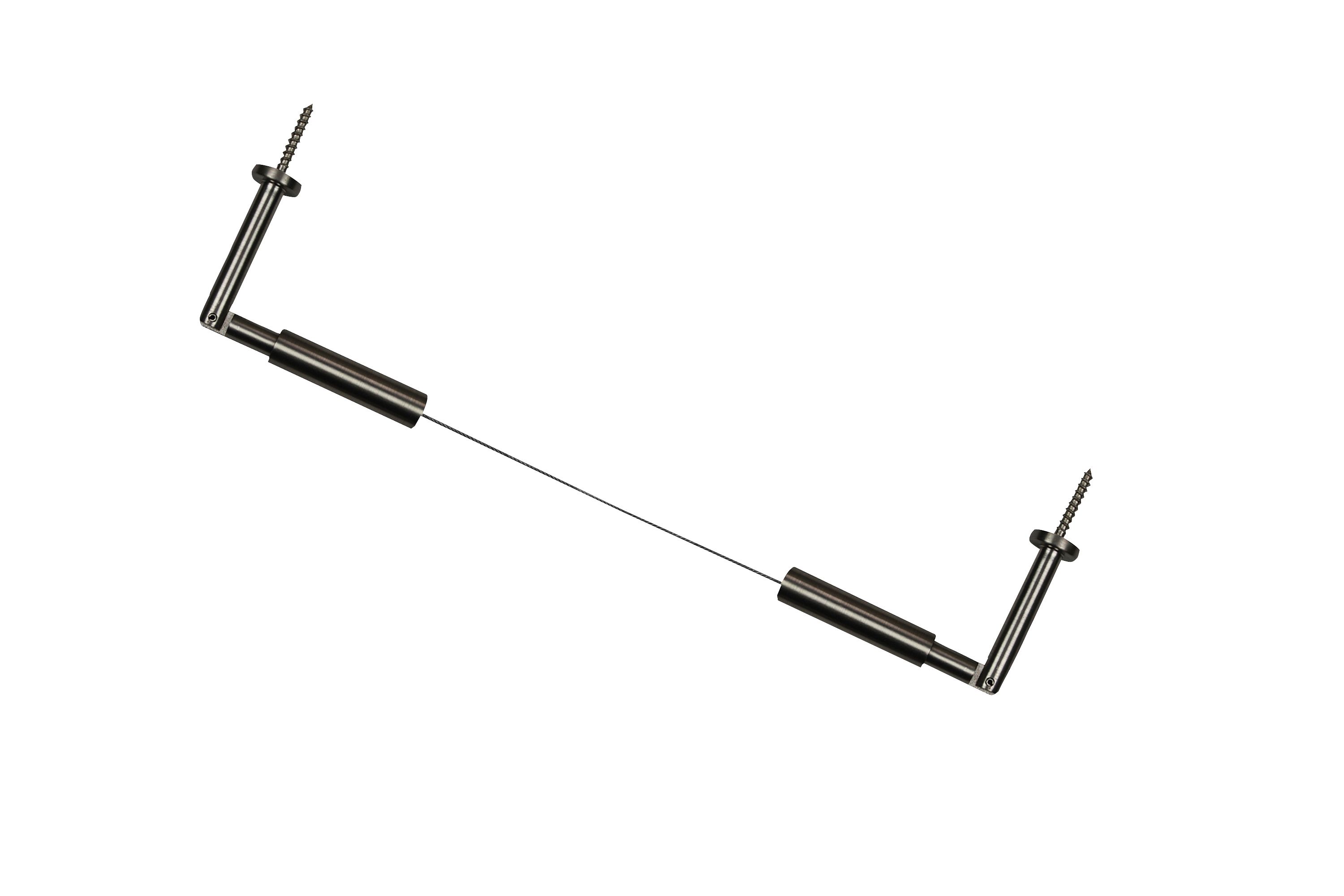 GoodHome Grey Curtain wire (L)5m