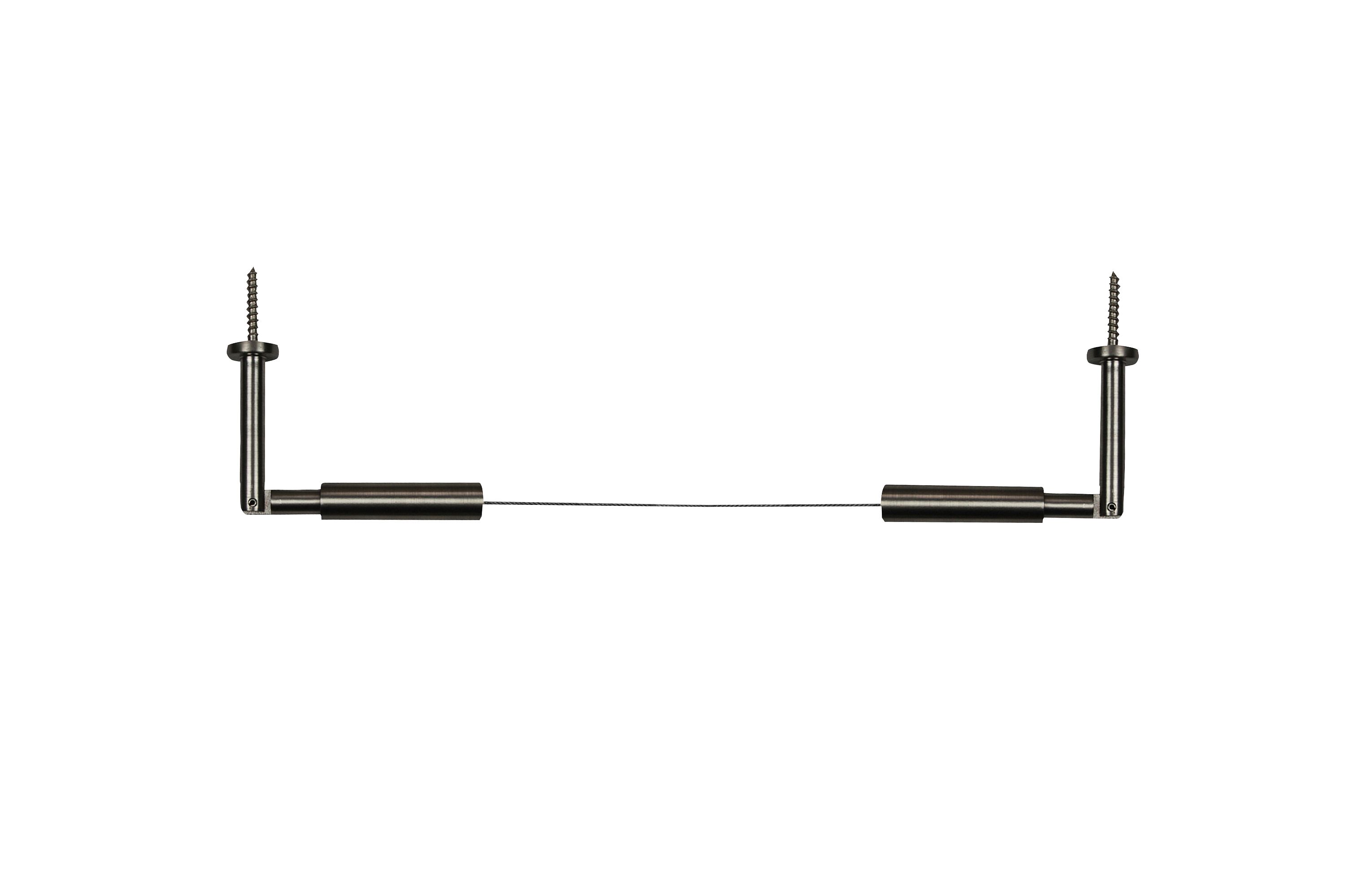 GoodHome Grey Curtain wire (L)5m