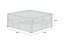 GoodHome Grey Furniture cover 80cm(H) 220cm(W) 220cm (L)
