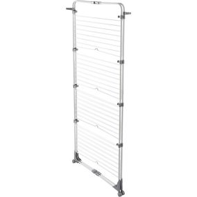 GoodHome Grey & white Foldable Laundry Airer, 35m