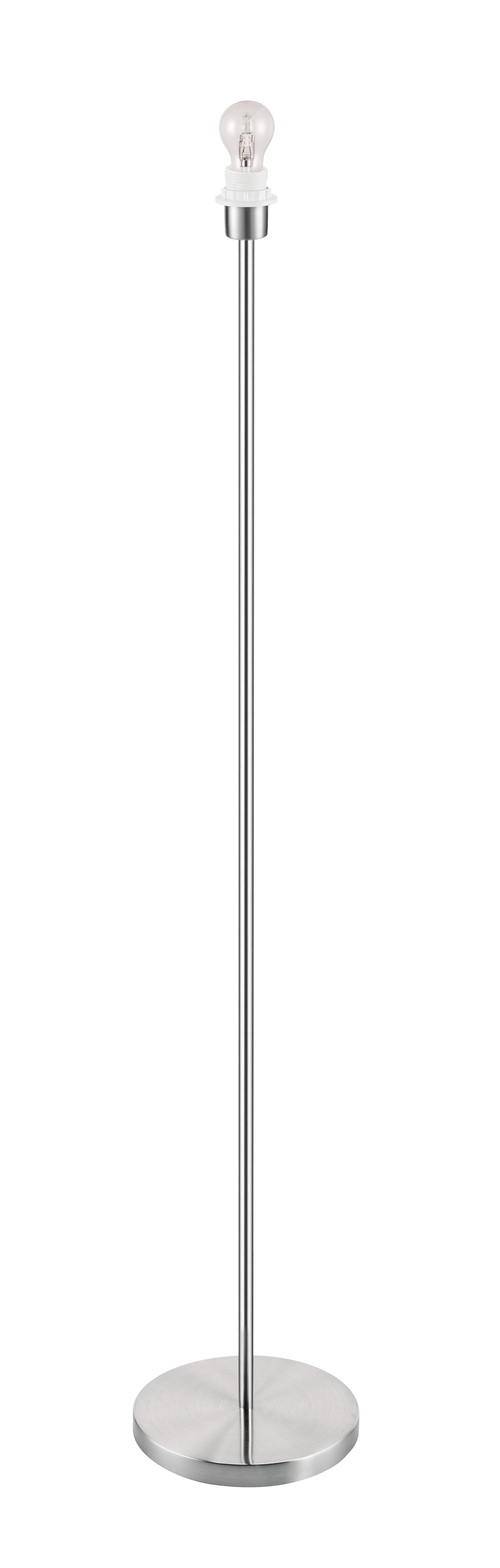 GoodHome Guiterne Brushed Chrome effect Floor lamp base