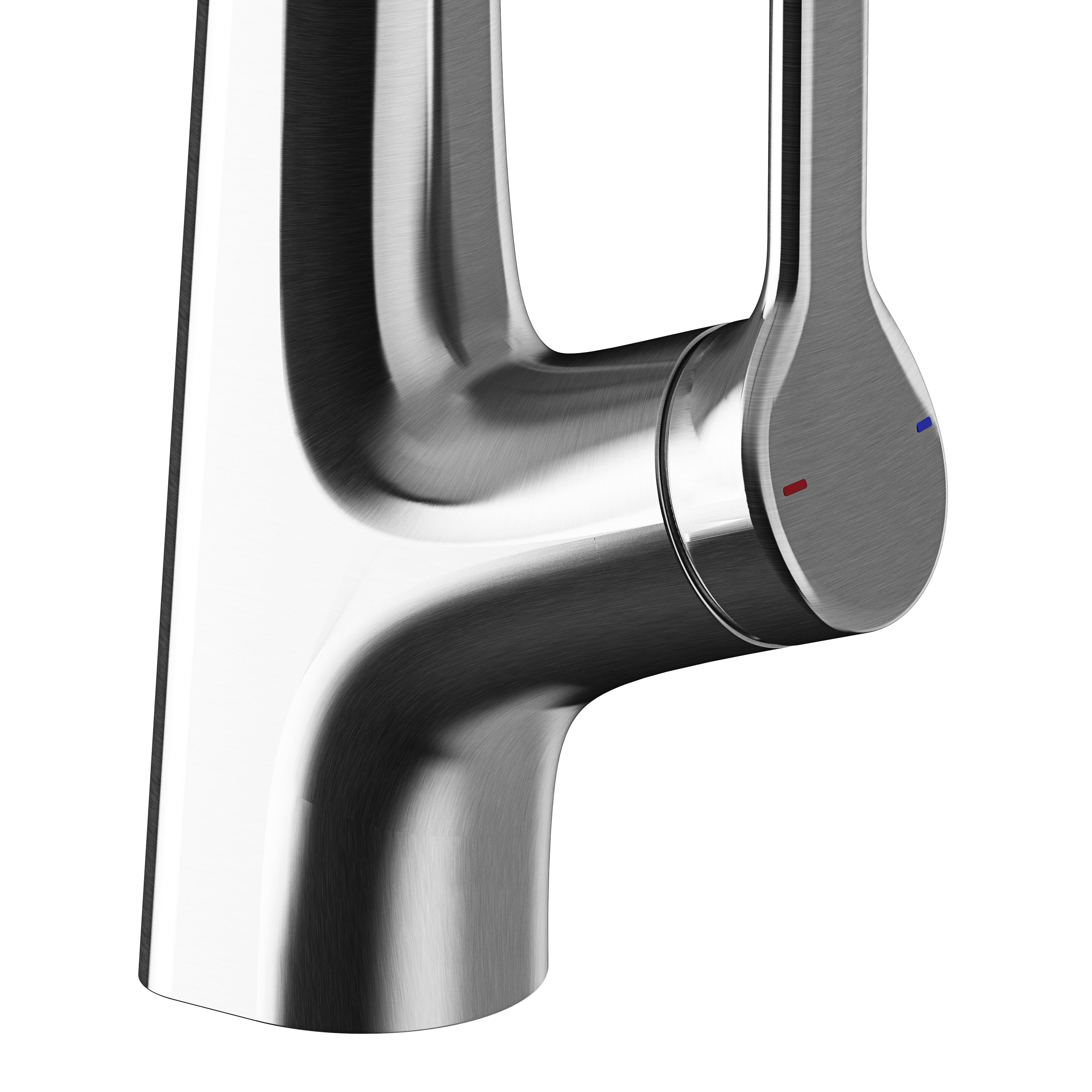 GoodHome Guntur Stainless steel effect Kitchen Side lever Sensor Tap