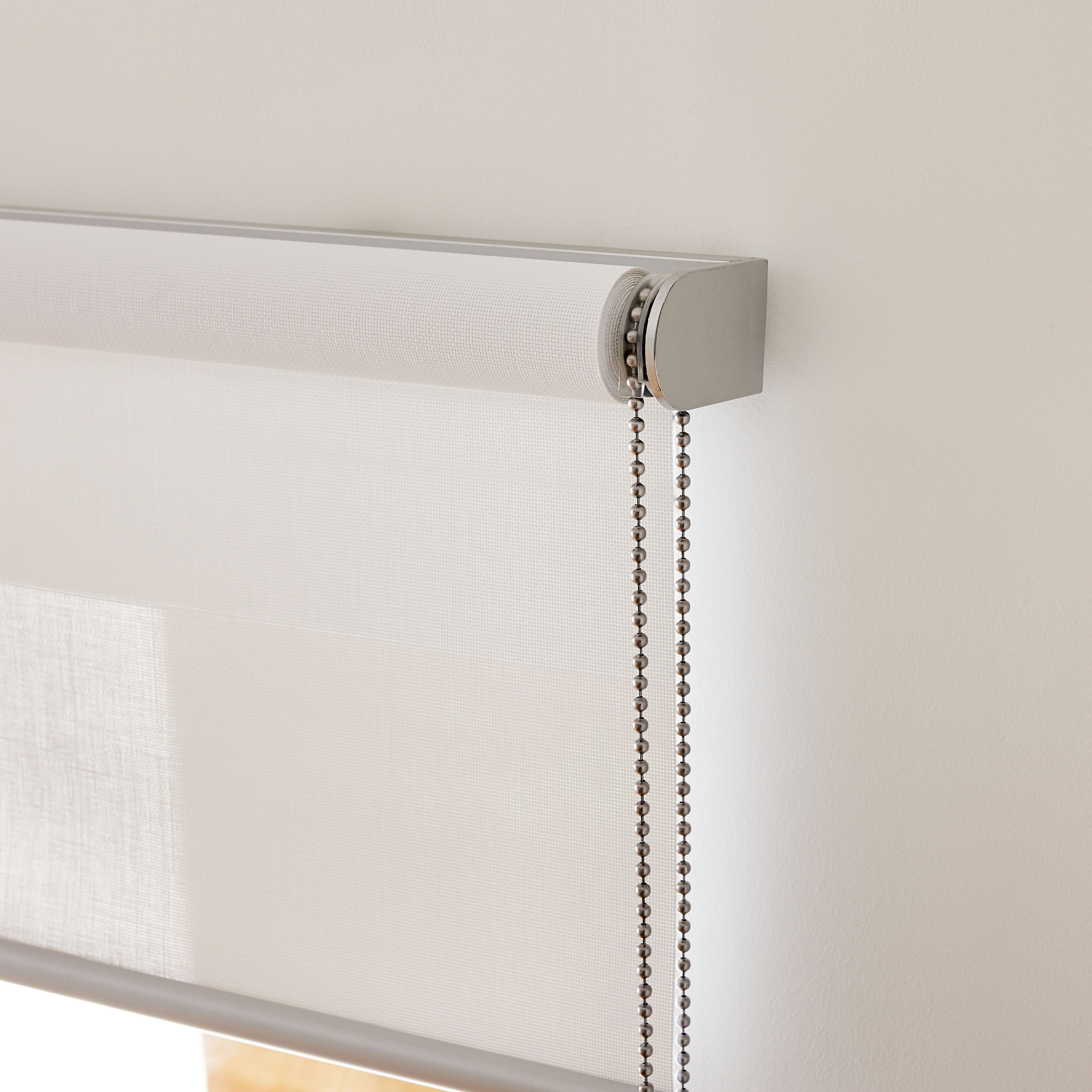 GoodHome Halo Corded Concrete grey Daylight Roller Blind (W)120cm (L)180cm
