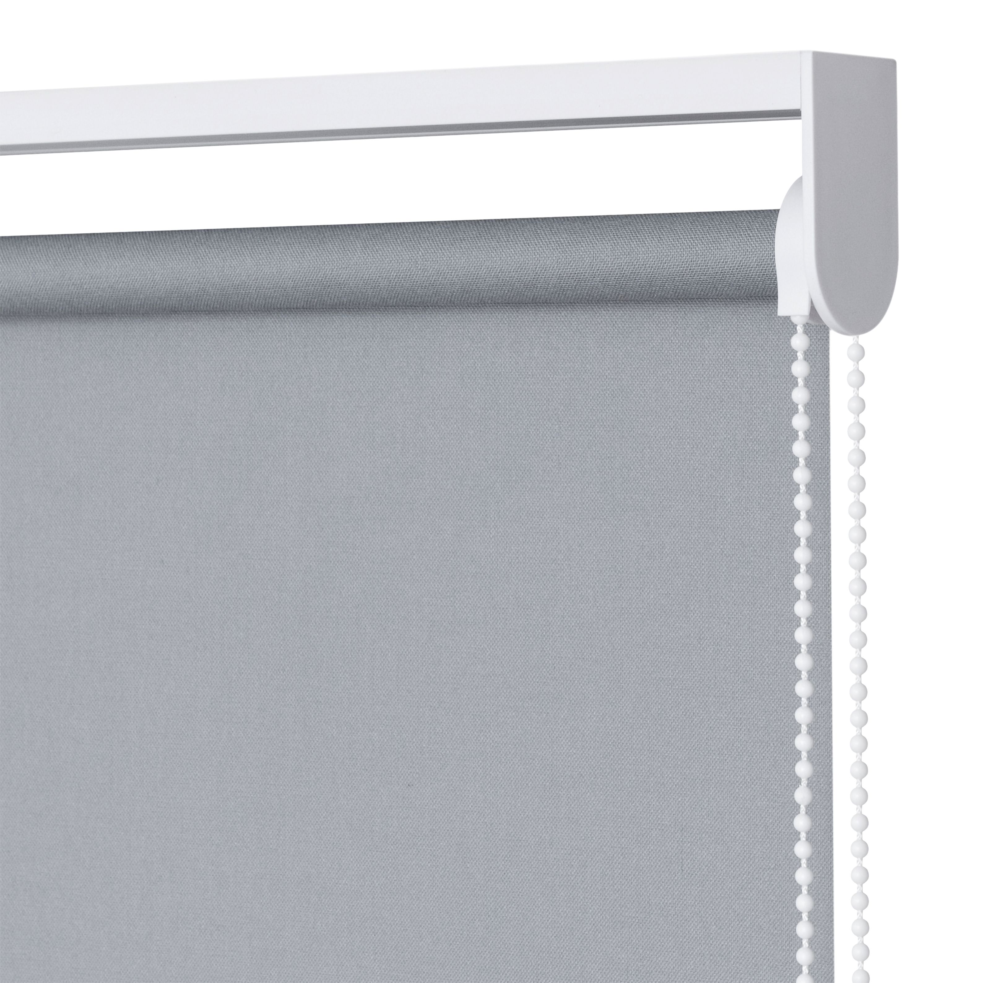 GoodHome Halo Corded Concrete grey Daylight Roller Blind (W)120cm (L)180cm