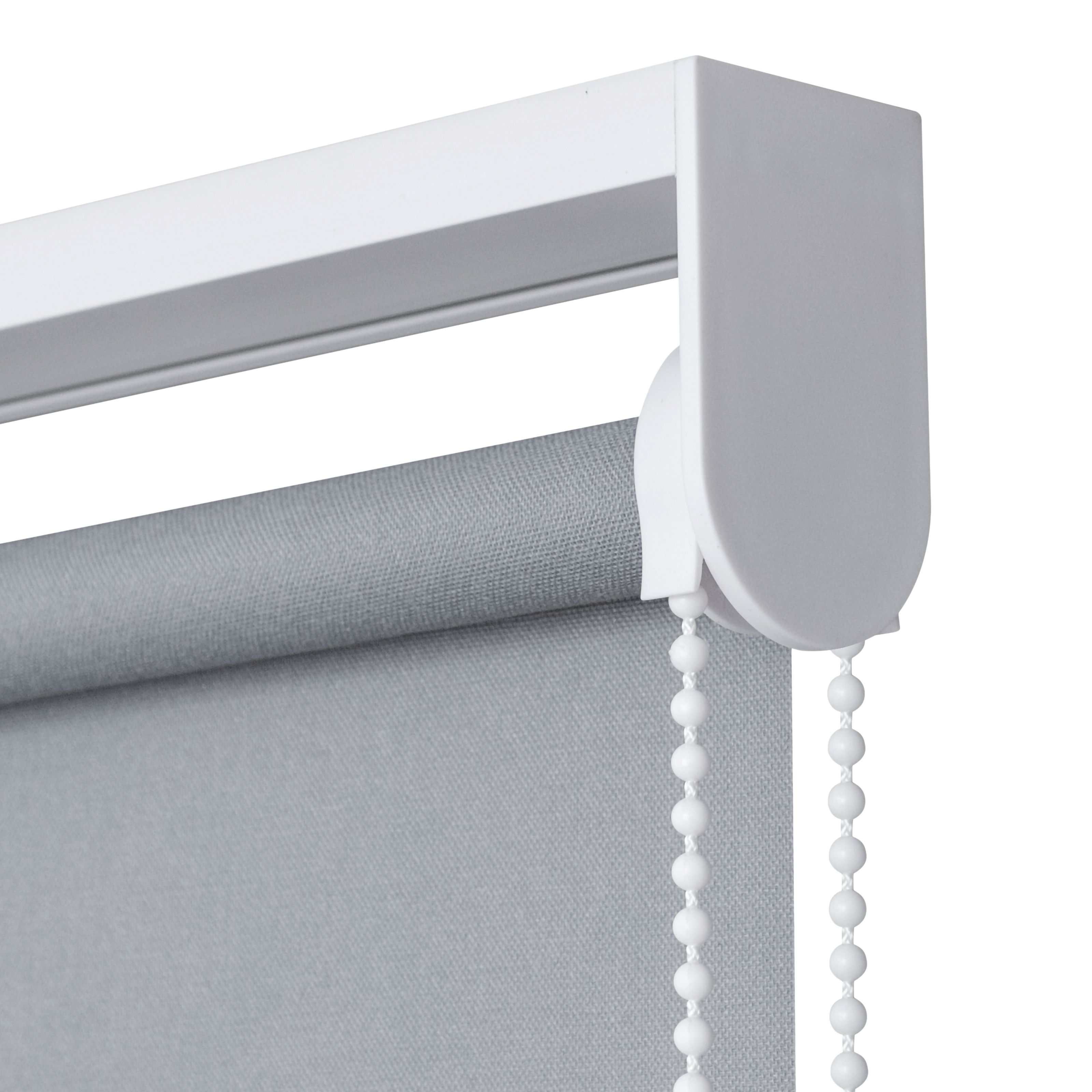 GoodHome Halo Corded Concrete grey Daylight Roller Blind (W)120cm (L)180cm