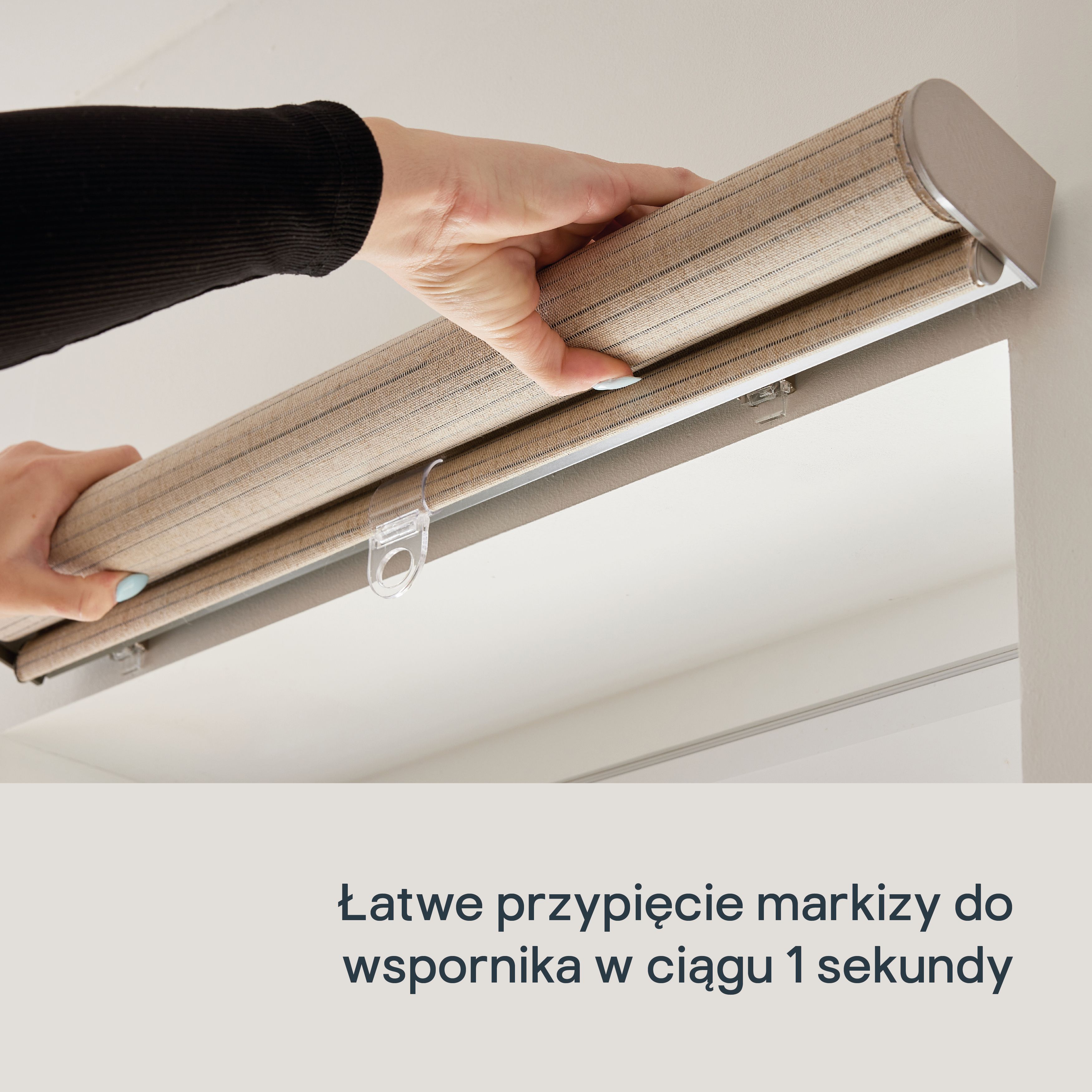 GoodHome Halo Corded Concrete grey Daylight Roller Blind (W)120cm (L)180cm