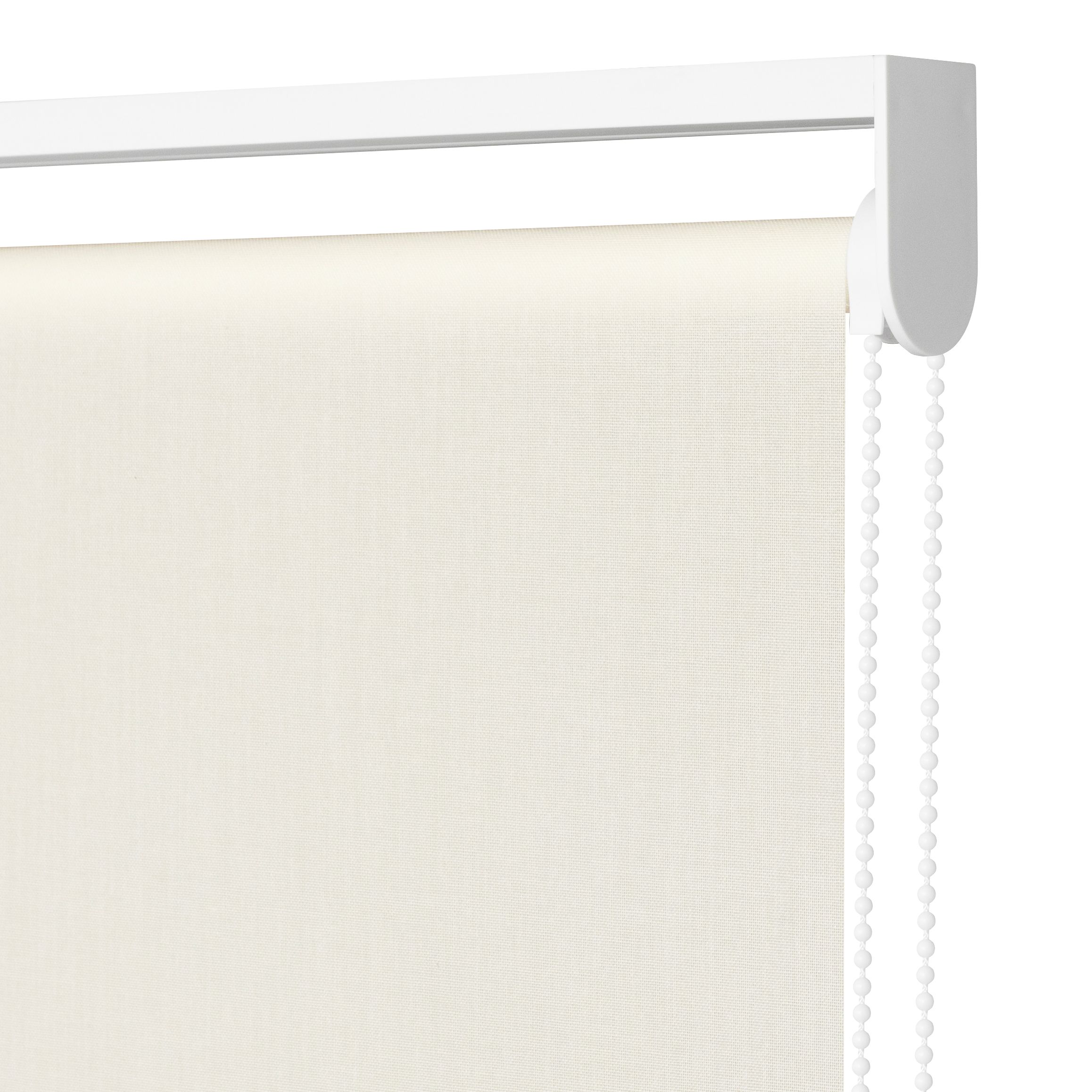 GoodHome Halo Corded Off white Daylight Roller Blind (W)160cm (L)180cm