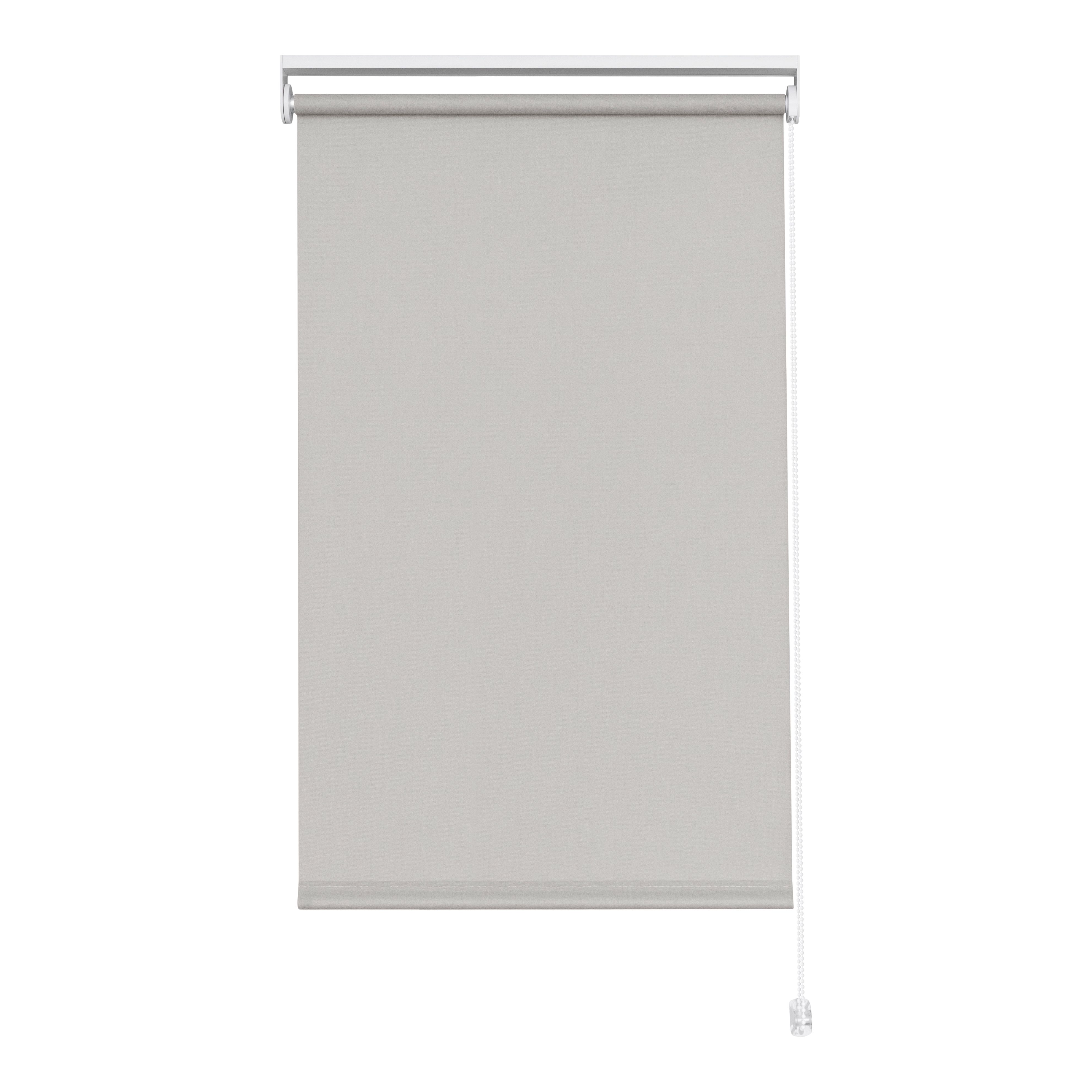 GoodHome Halo Corded Pearl grey Daylight Roller Blind (W)180cm (L)180cm
