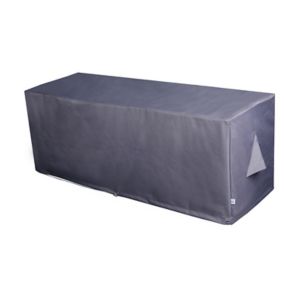 GoodHome Hamilton Steel grey Rectangular Bench cover 123cm(L) 46cm(H) 41cm(W)