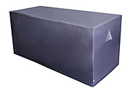 GoodHome Hamilton Steel grey Rectangular Sofa cover 194cm(L) 91cm(H) 82cm(W)