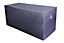 GoodHome Hamilton Steel grey Rectangular Sofa cover 194cm(L) 91cm(H) 82cm(W)