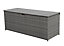 GoodHome Hamilton Steeple grey Rattan effect Storage box (W) 180cm x (D) 65cm
