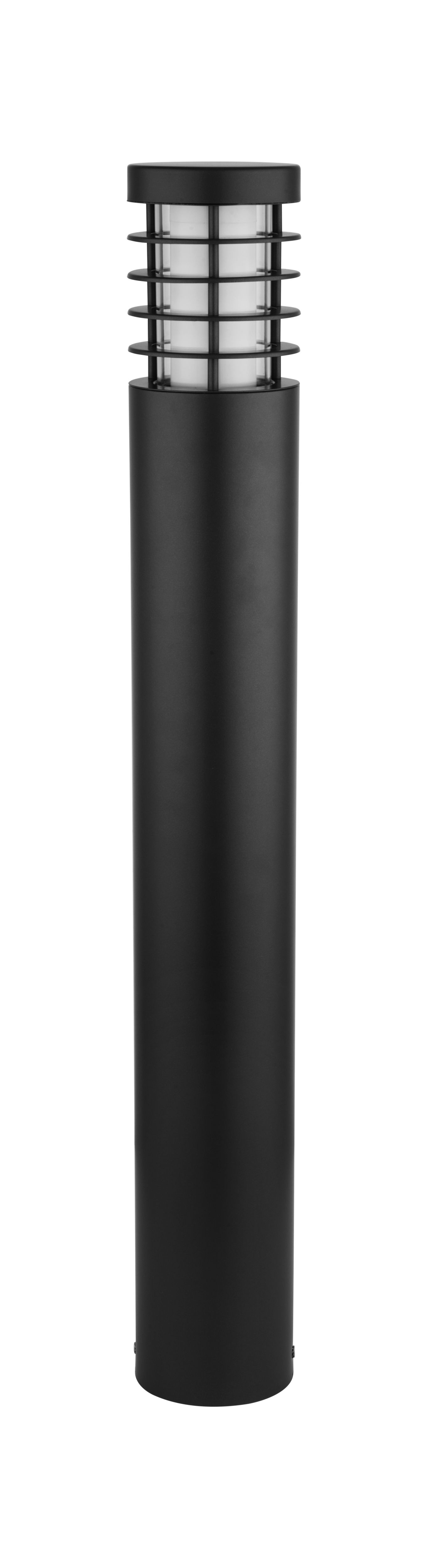 GoodHome Hampstead Black Mains-powered 1 lamp Integrated LED Outdoor Post light (H)760mm