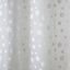 GoodHome Hiuchi Transparent & silver Polka Dot Shower curtain (L)2000mm